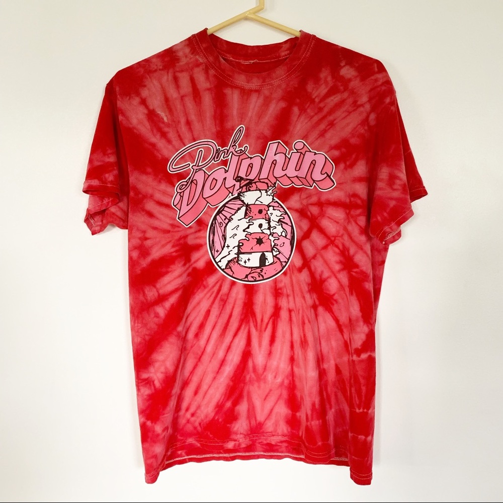 Pink Dolphin Tie dye t shirt Sz M